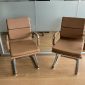 silla-sillon-oficina-segunda-mano-camel-marron-barcelona